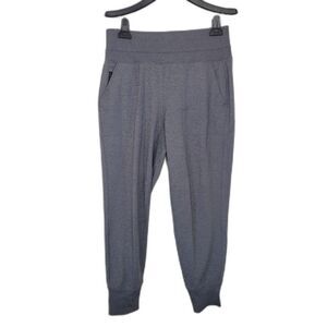 Athleta Venice Jogger Gray High Waisted Sweatpants 5 Pockets